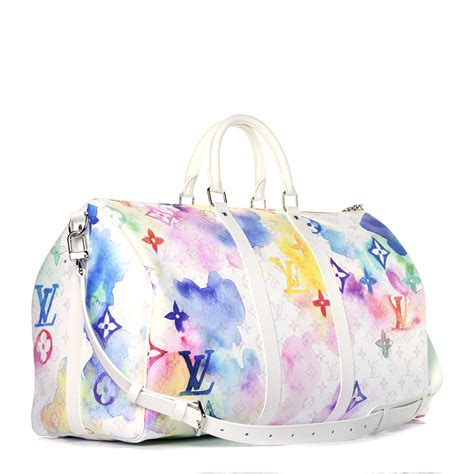 louis vuitton keepall 50 watercolor.